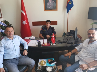 İlçemize yeni atanan jandarma ilçe konumutanımız Mustafa Avşar a hayırlı olsun ziyareti